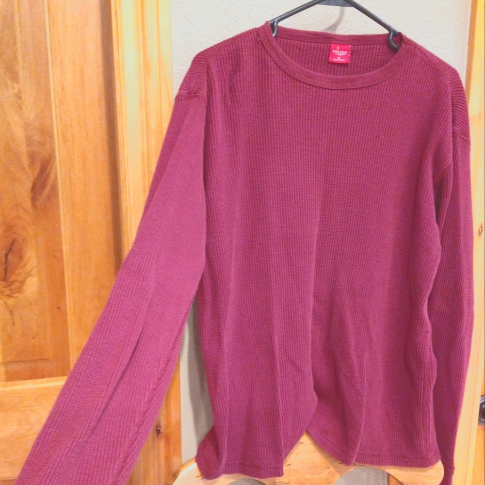 Junction West Burgundy Crew Neck Long Sleeve Thermal | size M